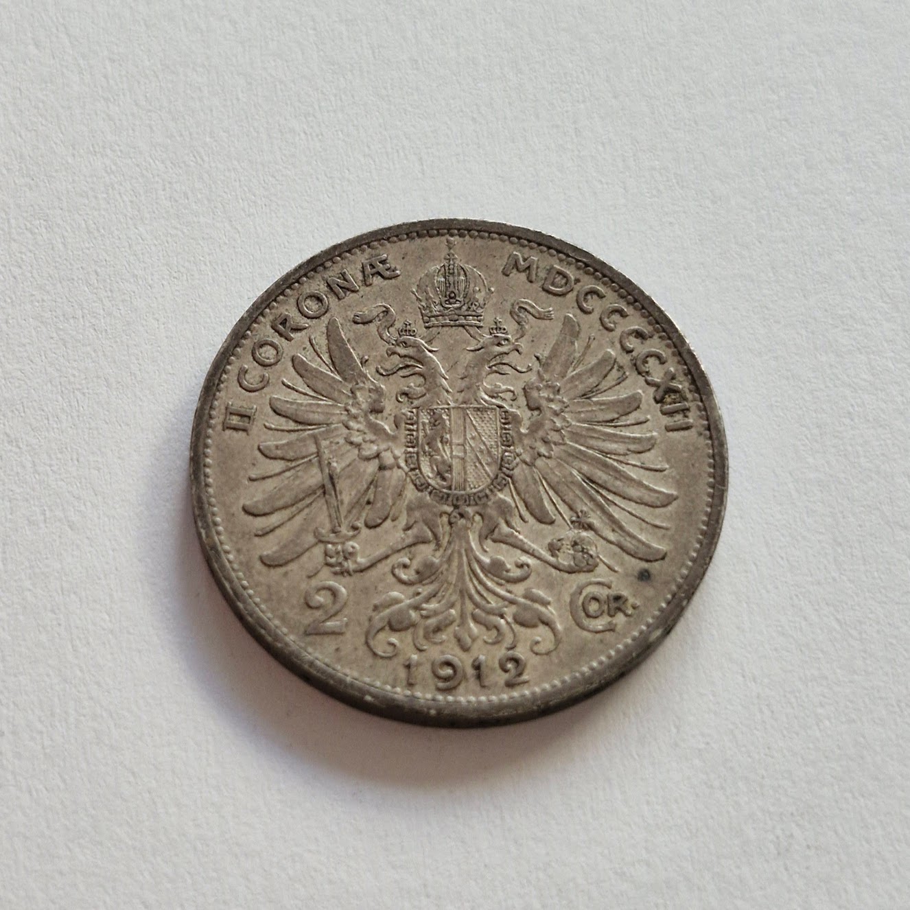 2 koruna 1912 BZ František Jozef I.