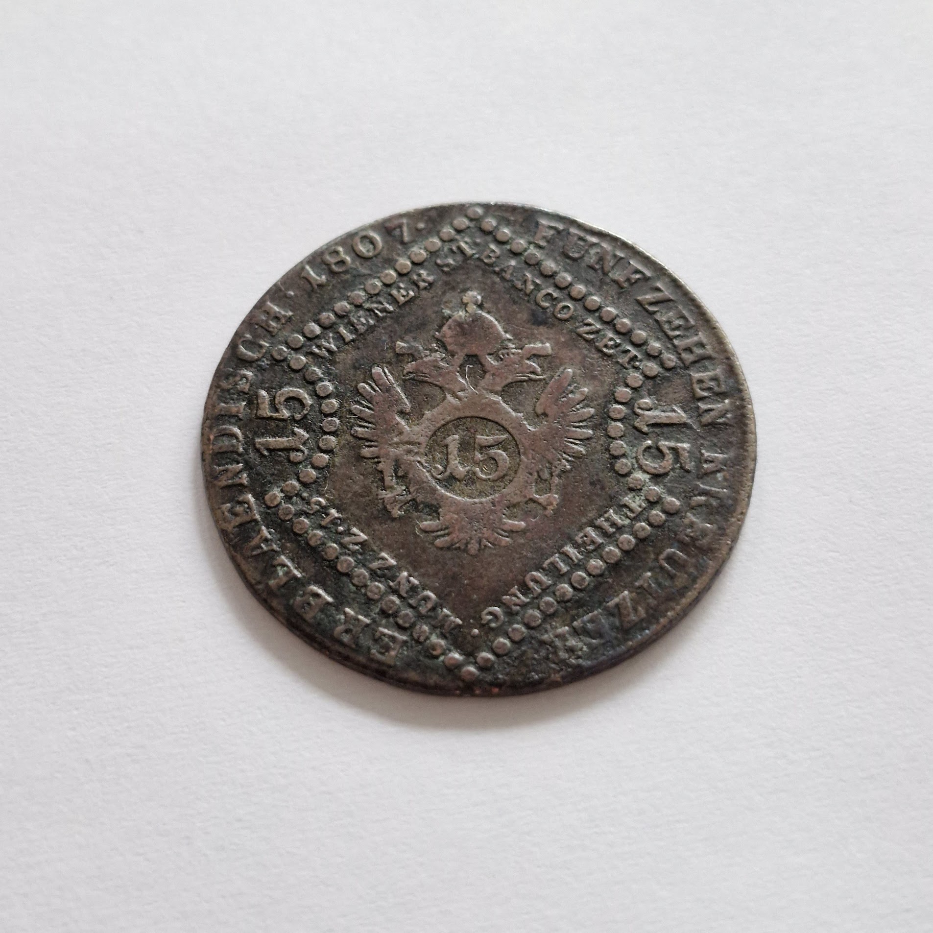 15 grajciar 1807 G František II.