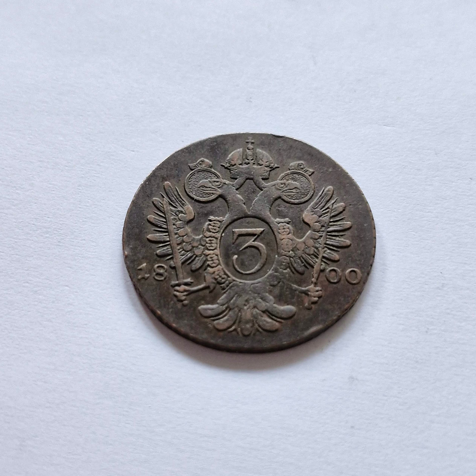 3 grajciar 1800 G František II.