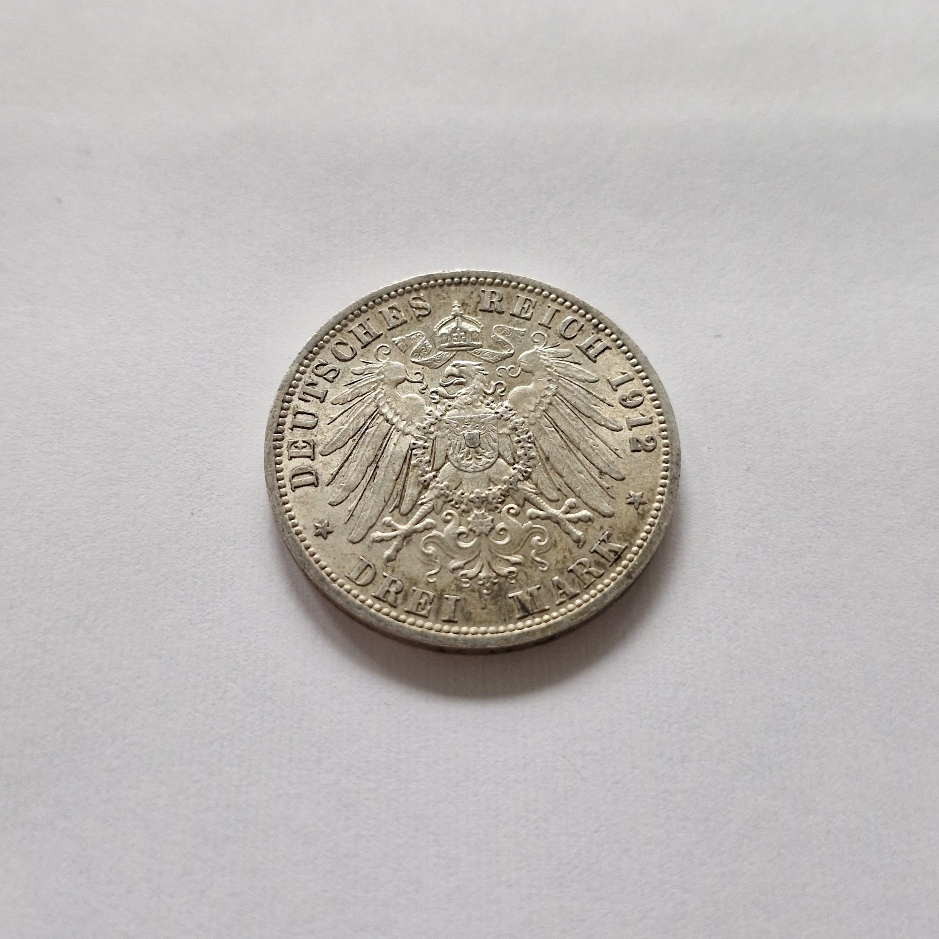 3 Marka 1912 A  Wilhelm II