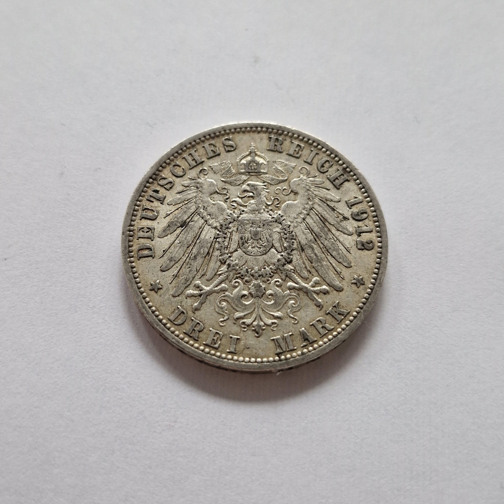 3 Marka 1912 A  Wilhelm II