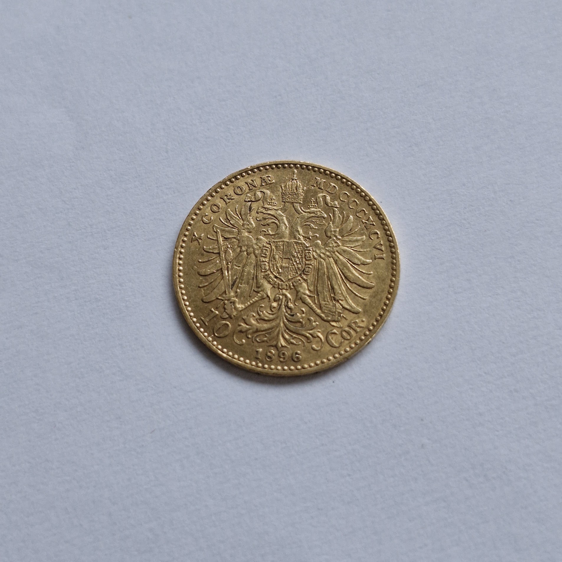 10 koruna 1896 BZ František Jozef I. 