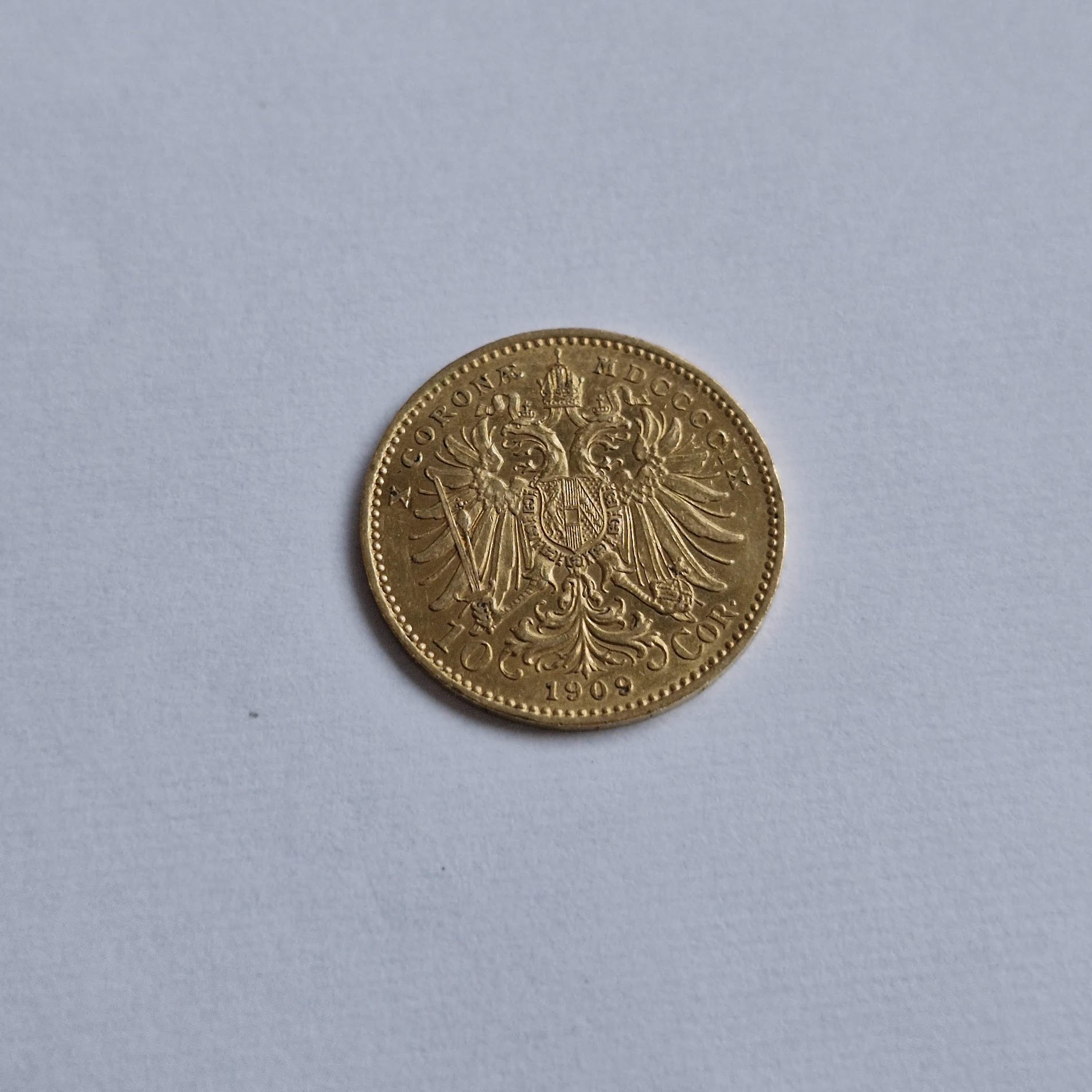 10 koruna 1909 BZ Schwartz František Jozef I. 