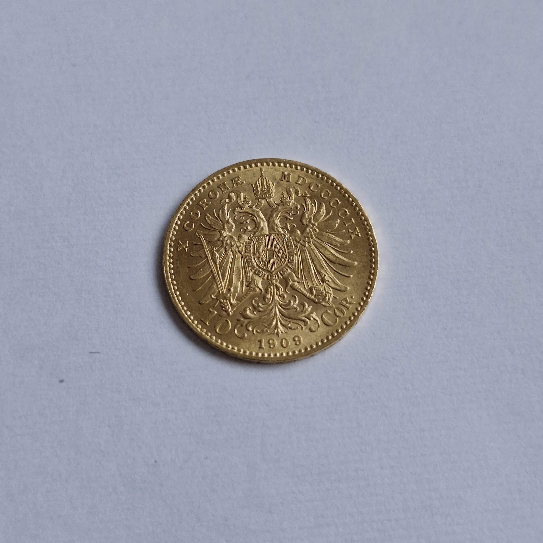 10 koruna 1909 BZ Schwartz František Jozef I. 