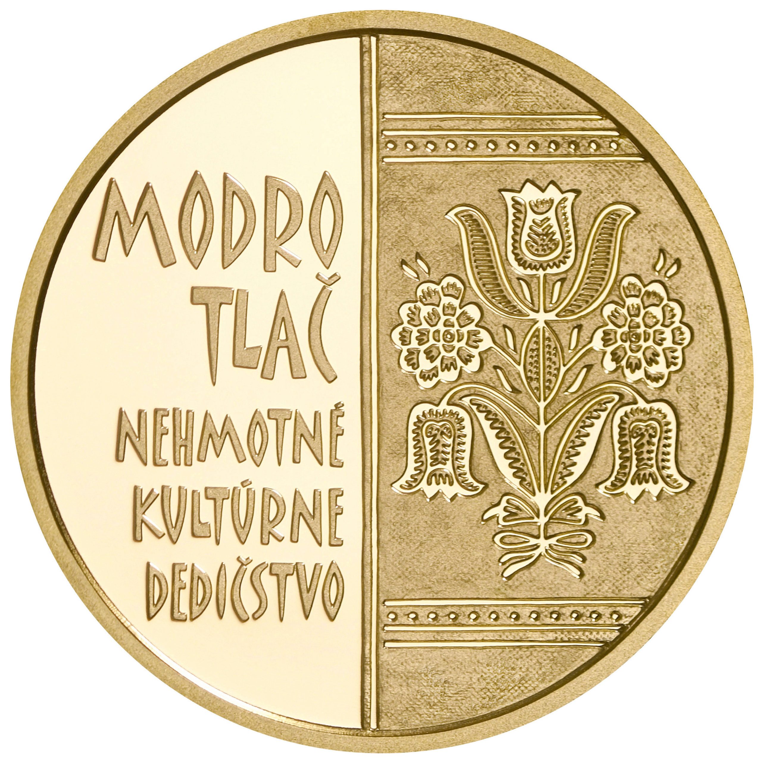 100 EURO 2024  Modrotlač