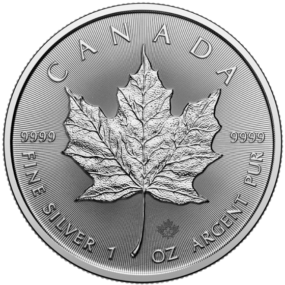 Maple Leaf 1 Ounce  2024 Silver 