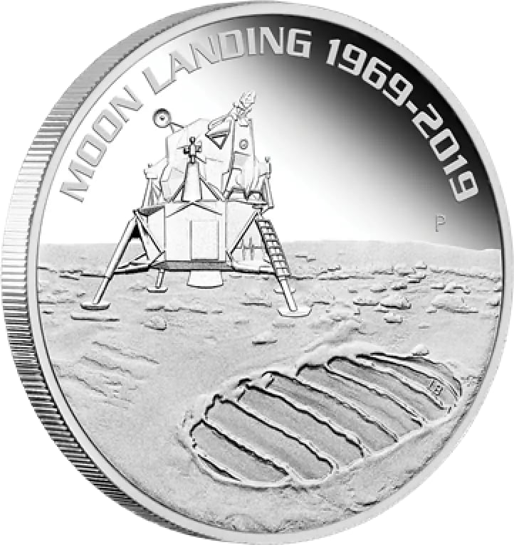 1 oz  Moon Landing 1969-2019