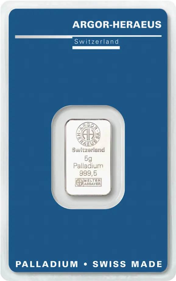 Palladium 5g Argor-Heraeus 