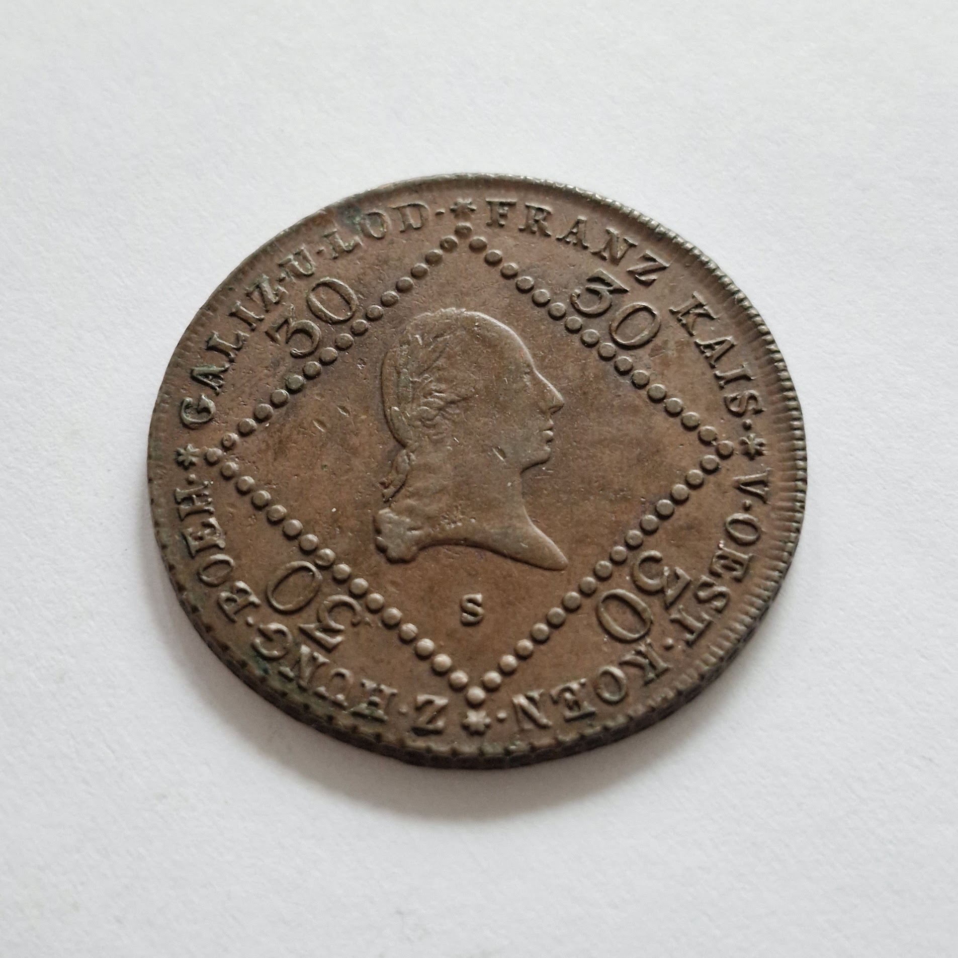 30 grajciar 1807 S František II.