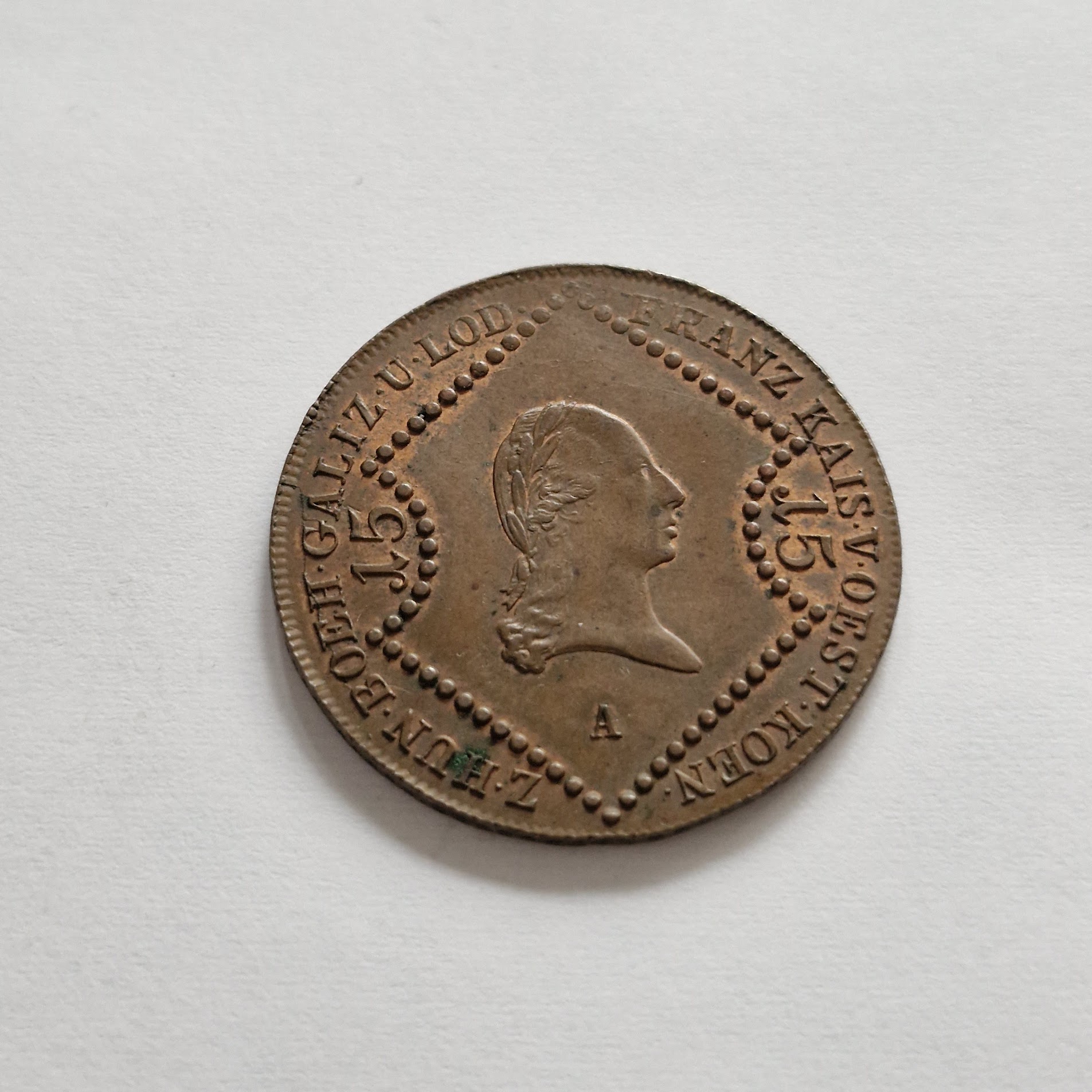 15 grajciar 1807 A  František II.