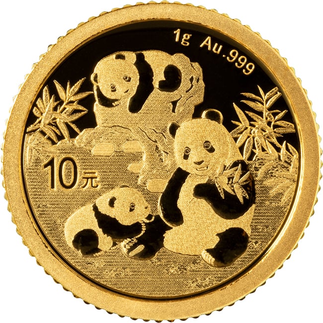 Panda 1g Gold 2025